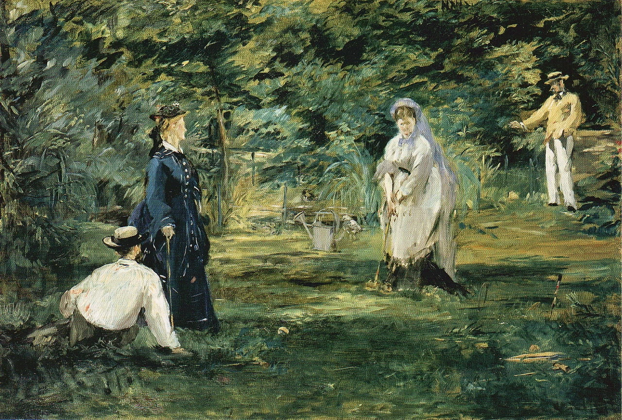 140-Édouard Manet, Il gioco di croquet, 1873 
